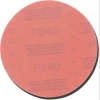 PSA RED ABRASIVE DISCS 6" P240 100/RL
